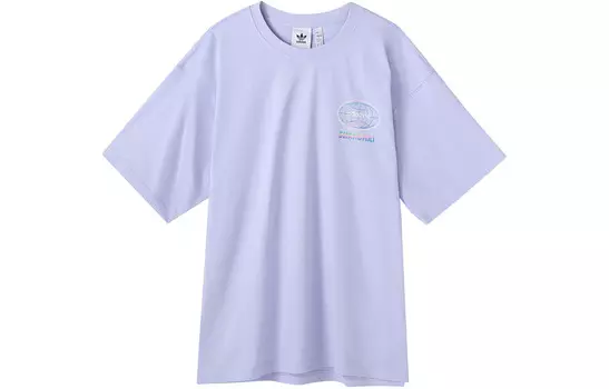 Футболка мужская светло-фиолетовая Adidas Originals, светло-фиолетовый