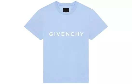 Футболка мужская светло-голубая Givenchy, светло-голубой