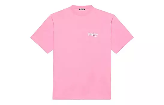 Футболка мужская светло-розовая Balenciaga, светло-розовый