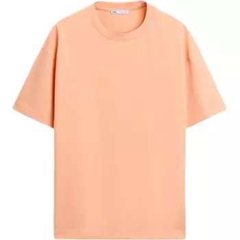 Футболка мужская светло-розовая Zara, светло-розовый