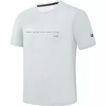 Футболка мужская светло-серая Fila, серый