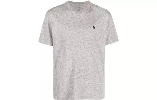 Футболка мужская светло-серая Polo Ralph Lauren, серый
