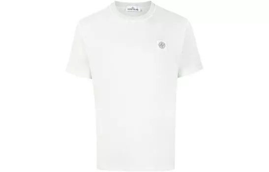 Футболка мужская светло-серая Stone Island, серый