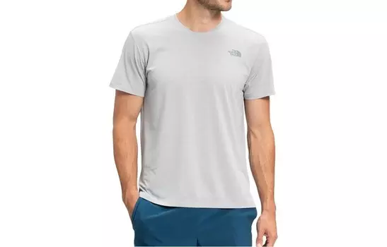 Футболка мужская светло-серая The North Face, серый