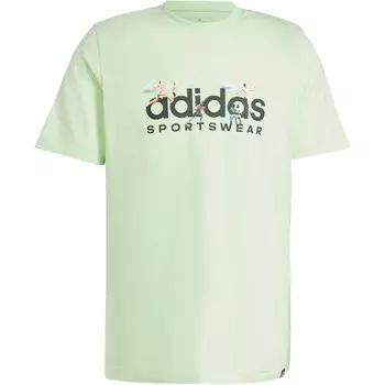 Футболка мужская светло-зеленая Adidas, светло-зеленый