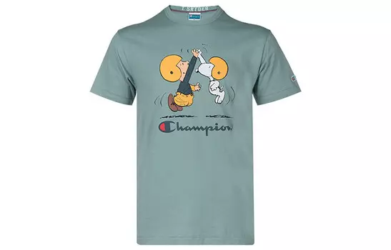 Футболка мужская светло-зеленая Champion, светло-зеленый