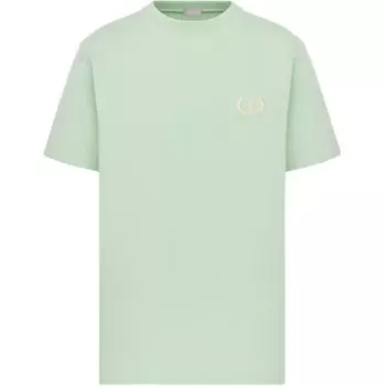 Футболка мужская светло-зеленая Dior, светло-зеленый