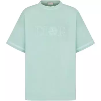 Футболка мужская светло-зеленая Dior, светло-зеленый