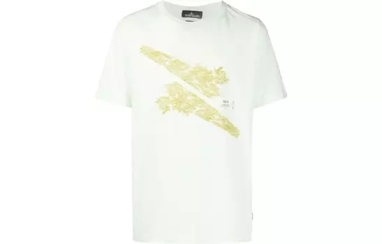 Футболка мужская светло-зеленая Stone Island, светло-зеленый