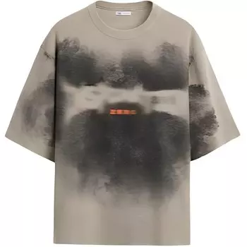Футболка мужская светло-зеленая Zara, светло-зеленый