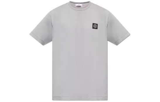 Футболка мужская свинцово-серая Stone Island, серый