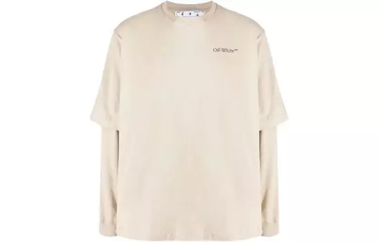 Футболка мужская телесная Off-White, цвет Nude