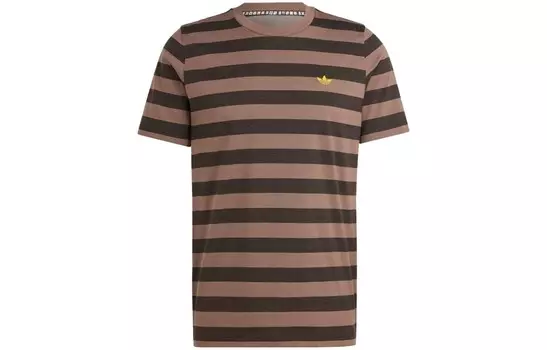 Футболка мужская темно-коричневая Adidas Originals, коричневый