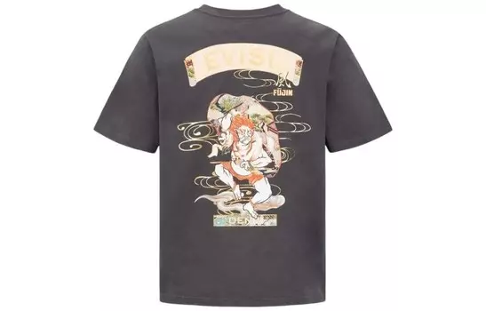 Футболка мужская темно-серая Evisu, темно-серый