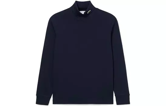 Футболка мужская темно-синяя 166 Lacoste, темно-синий