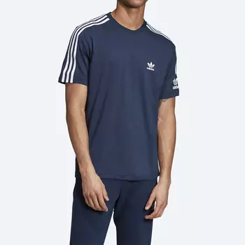 Футболка мужская темно-синяя Adidas Originals, синий