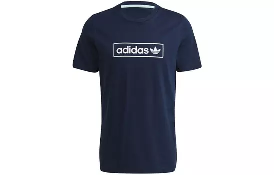 Футболка мужская темно-синяя Adidas Originals, темно-синий