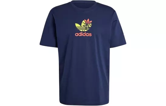 Футболка мужская темно-синяя Adidas Originals, темно-синий