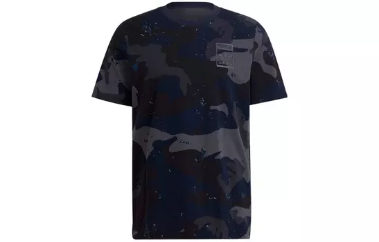 Футболка мужская темно-синяя Adidas Originals, темно-синий