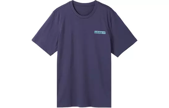 Футболка мужская темно-синяя Adidas Originals, темно-синий