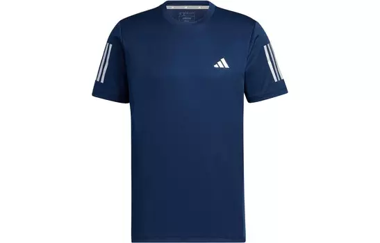 Футболка мужская темно-синяя Adidas, темно-синий