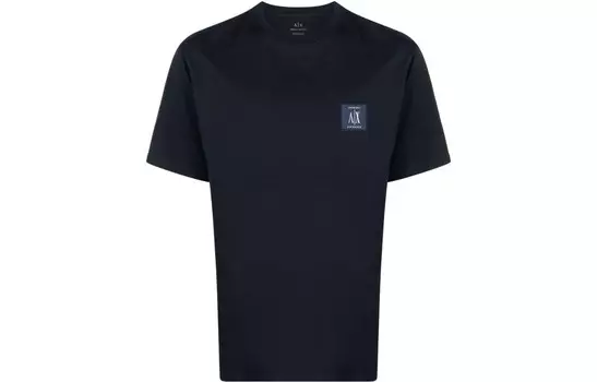 Футболка мужская темно-синяя Armani Exchange, синий
