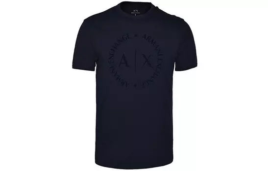 Футболка мужская темно-синяя Armani Exchange, темно-синий