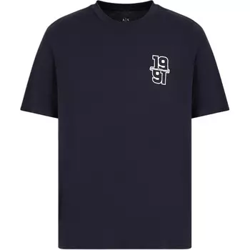 Футболка мужская темно-синяя Armani Exchange, темно-синий