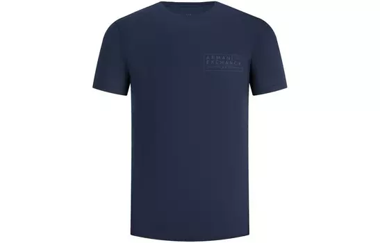 Футболка мужская темно-синяя Armani Exchange, темно-синий