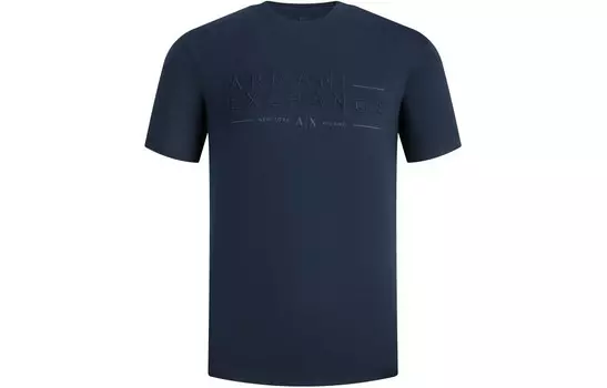Футболка мужская темно-синяя Armani Exchange, темно-синий