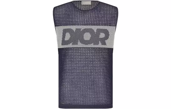 Футболка мужская темно-синяя Dior, синий