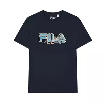 Футболка мужская темно-синяя Fila, цвет Legend Blue
