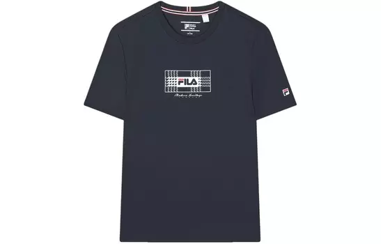 Футболка мужская темно-синяя Fila, цвет Legend Blue