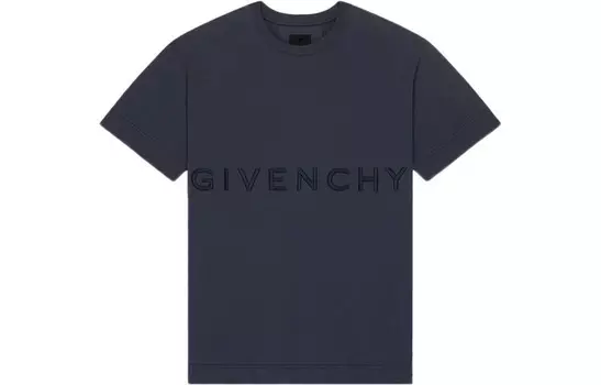Футболка мужская темно-синяя Givenchy, синий