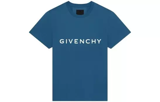Футболка мужская темно-синяя Givenchy, темно-синий