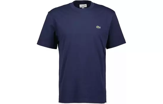 Футболка мужская темно-синяя Lacoste, синий