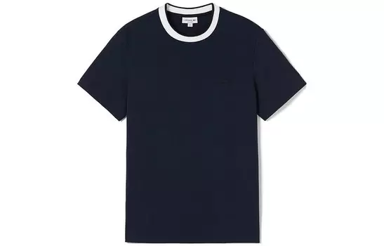 Футболка мужская темно-синяя Lacoste, темно-синий