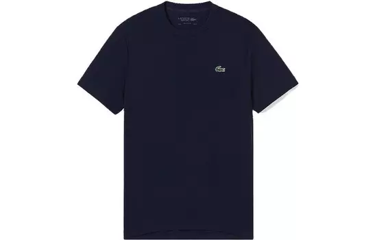 Футболка мужская темно-синяя Lacoste, темно-синий