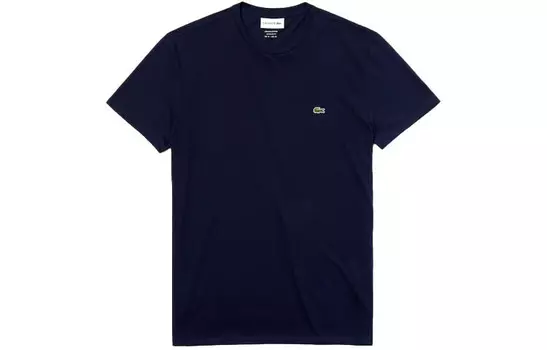 Футболка мужская темно-синяя Lacoste, темно-синий