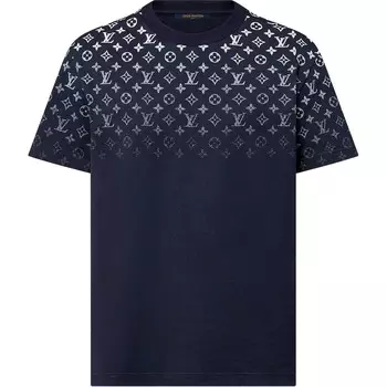 Футболка мужская темно-синяя Louis Vuitton, синий