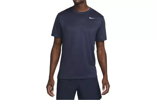 Футболка мужская темно-синяя Nike, синий