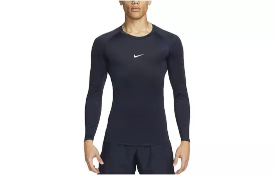 Футболка мужская темно-синяя Nike, темно-синий