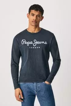 Футболка Мужская Темно-синяя Pepe Jeans, темно-синий