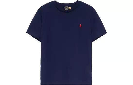Футболка мужская темно-синяя Polo Ralph Lauren, темно-синий
