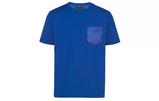 Футболка мужская темно-синяя Prada, темно-синий