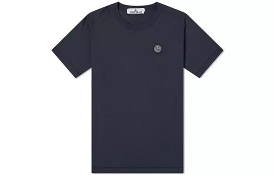 Футболка мужская темно-синяя Stone Island, синий