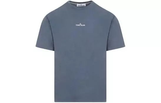 Футболка мужская темно-синяя Stone Island, темно-синий