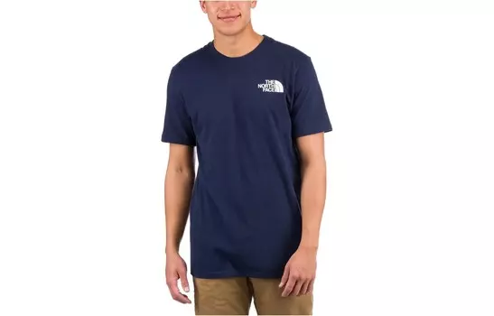 Футболка мужская темно-синяя The North Face, синий