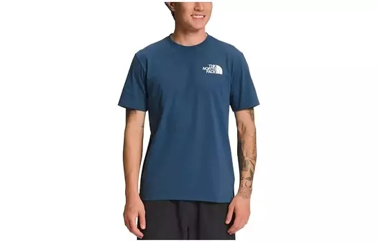 Футболка мужская темно-синяя The North Face, темно-синий