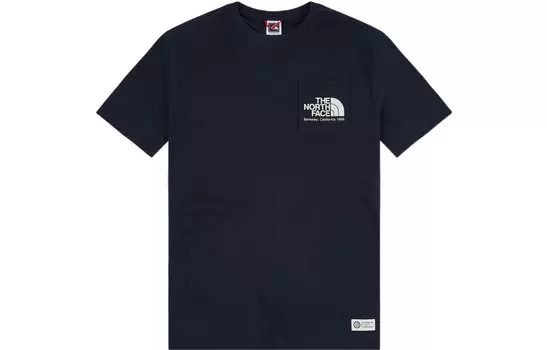 Футболка мужская темно-синяя The North Face, темно-синий